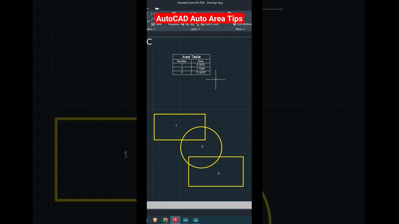 ⏰🚀 Time-Saving AutoCAD LISP: Auto-Update Area Table & Excel Export