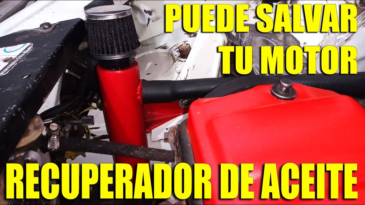 🔴 RECUPERADOR DE ACEITE (Oil catch can)