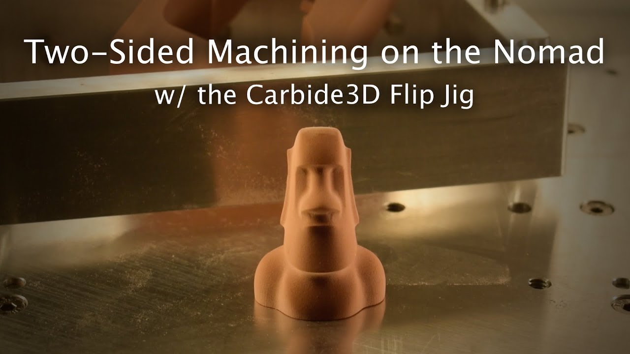 2-Sided Machining of an Easter Island Moai on the Nomad