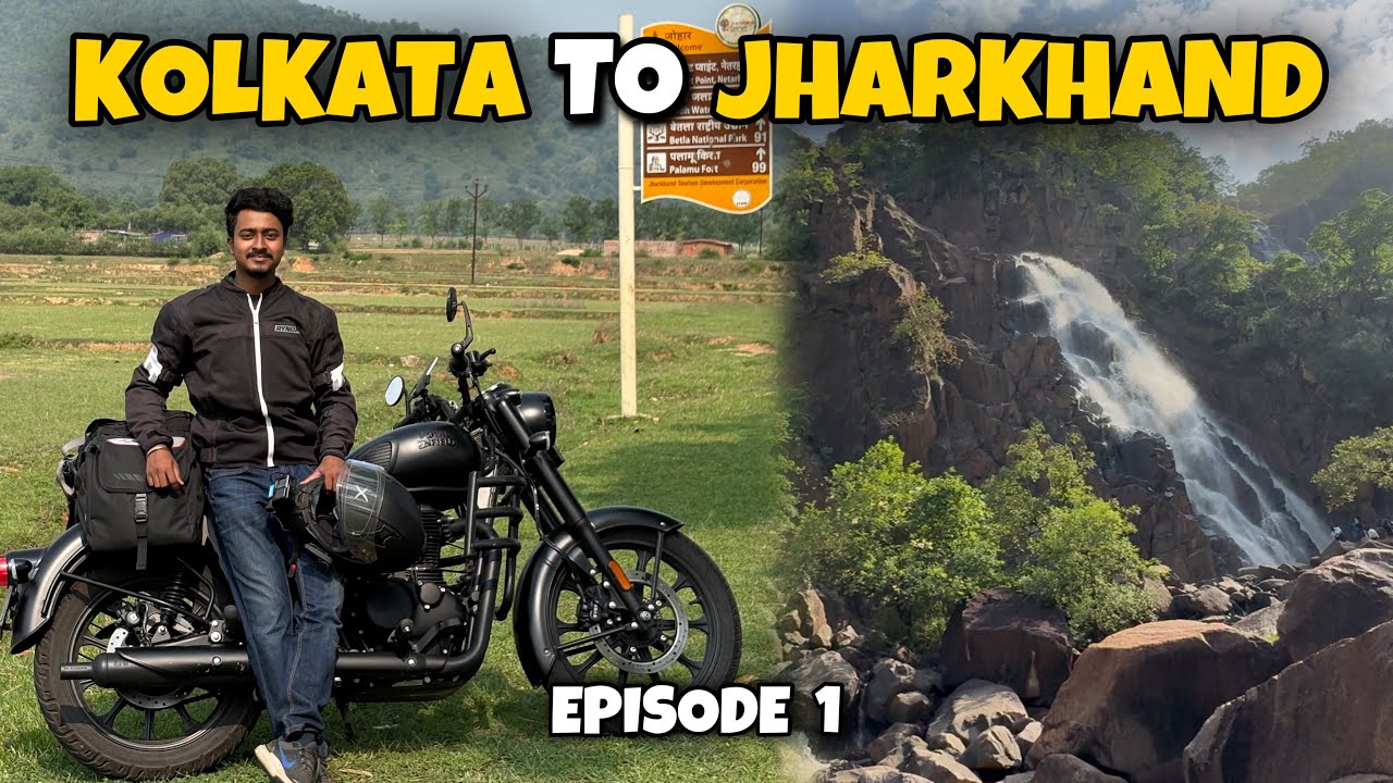 Kolkata to Jharkhand on Classic 350 ❤️| Royal Enfield Stealth black | Bike Trip ❤️| Episode - 1
