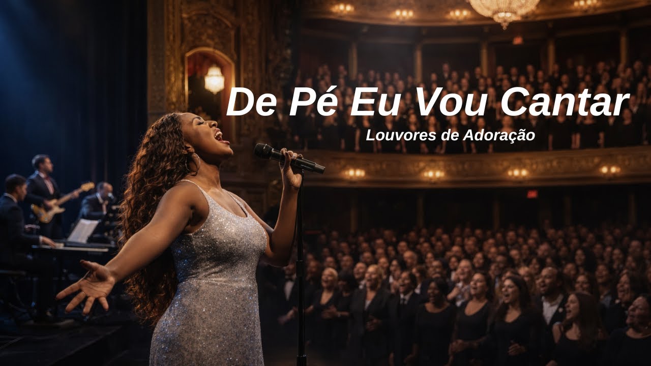 De Pé Eu Vou Cantar | Louvores de Adoração | Louvores Eterno ao Rei