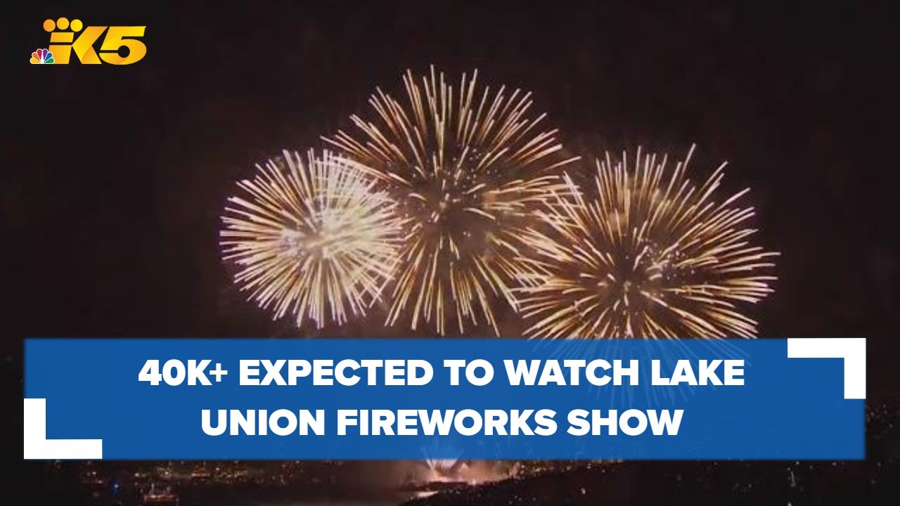 Tens of thousands expected to show up to watch Lake Union fireworks show