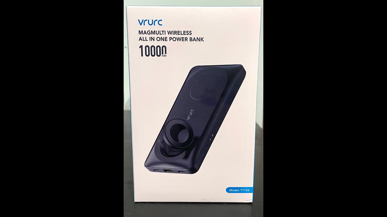 Reviewing the Vrurc magnetic wireless power bank all in one in 2024