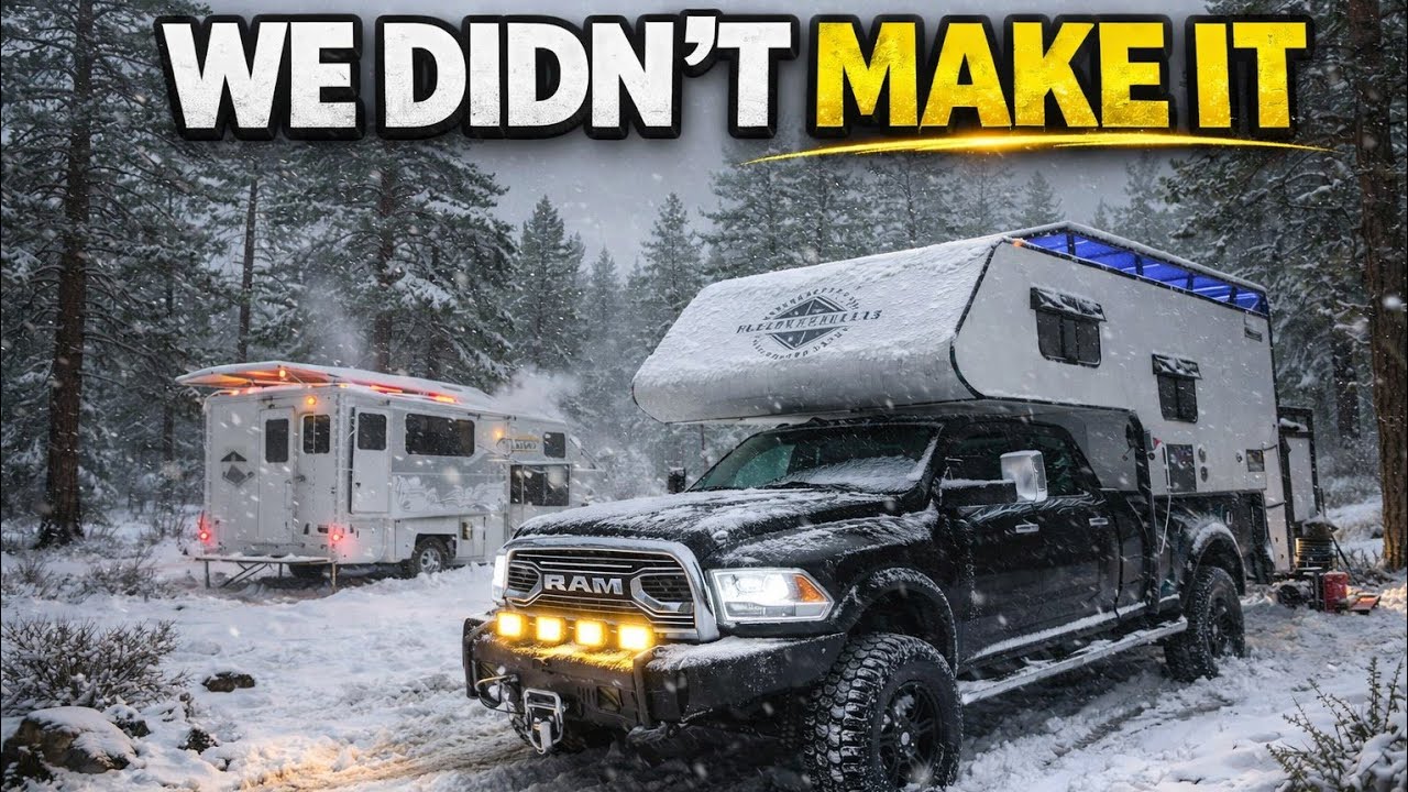 Too Dangerous to Drive — We Had to Pull Over and Camp in the Storm