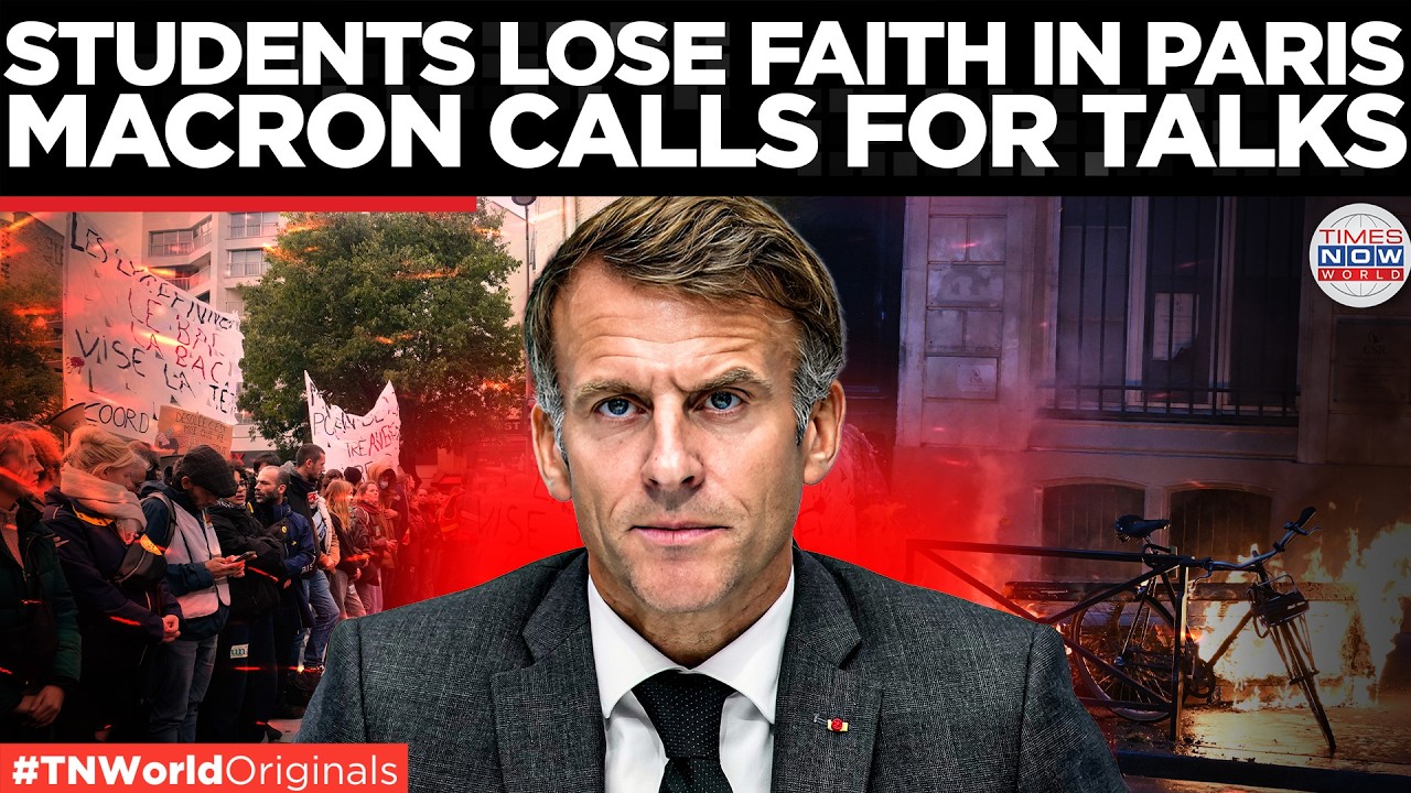 FRANCE FURY: Macron Scrambles to Meet Students as Protests Threatens New Unrest  | Times Now World