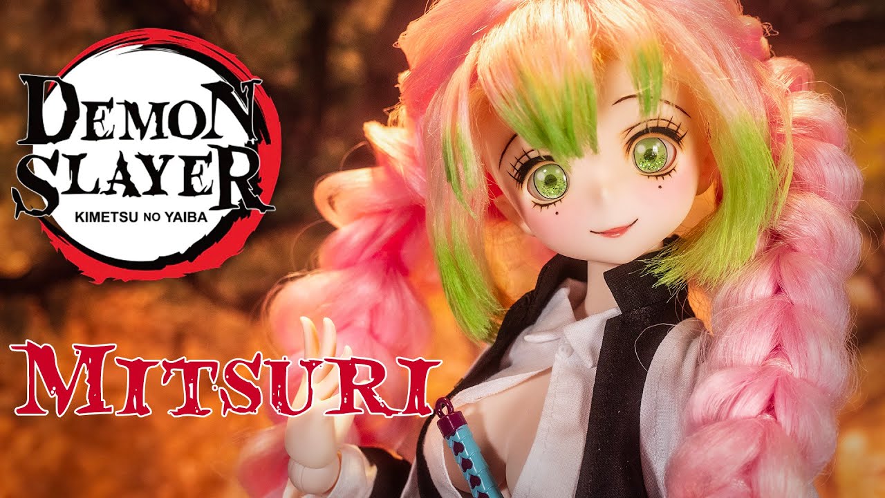 Custom doll | Mitsuri Kanroji | Demon Slayer | repaint tutorial | Anime collaboration