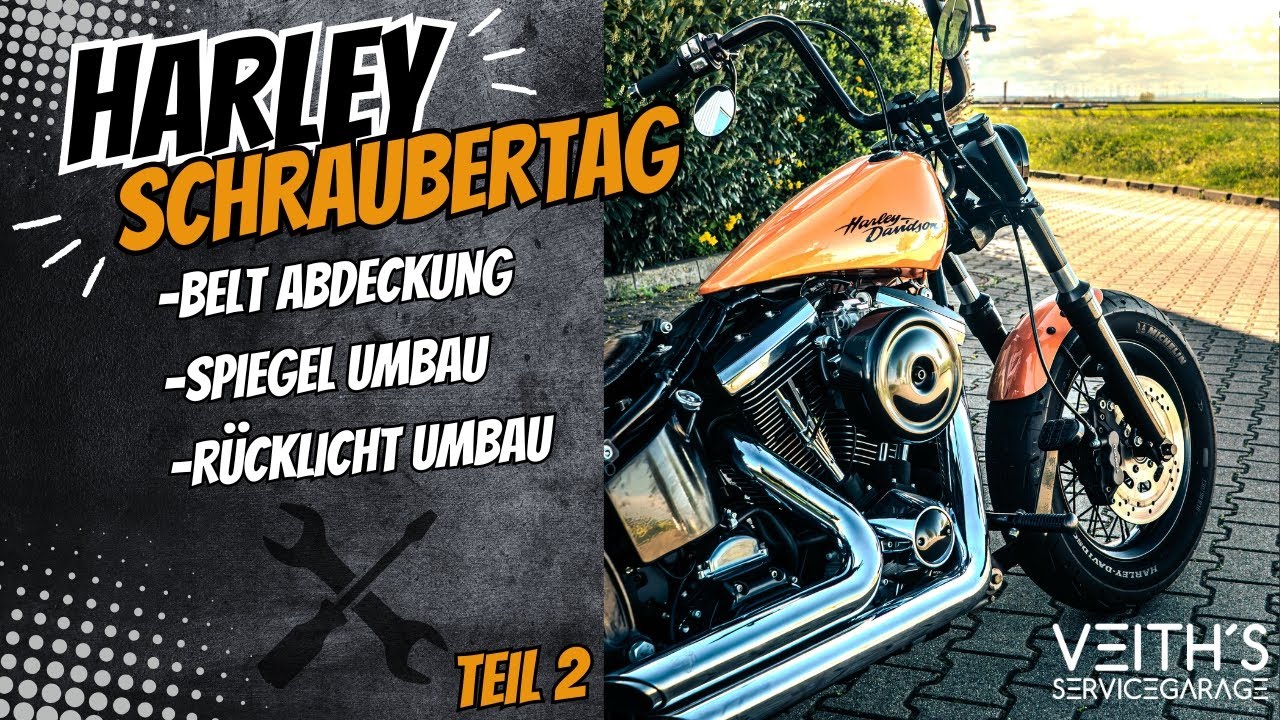 Harley Davidson Softail EVO 1340 Schraubertag Teil 2 & Probefahrt Finale