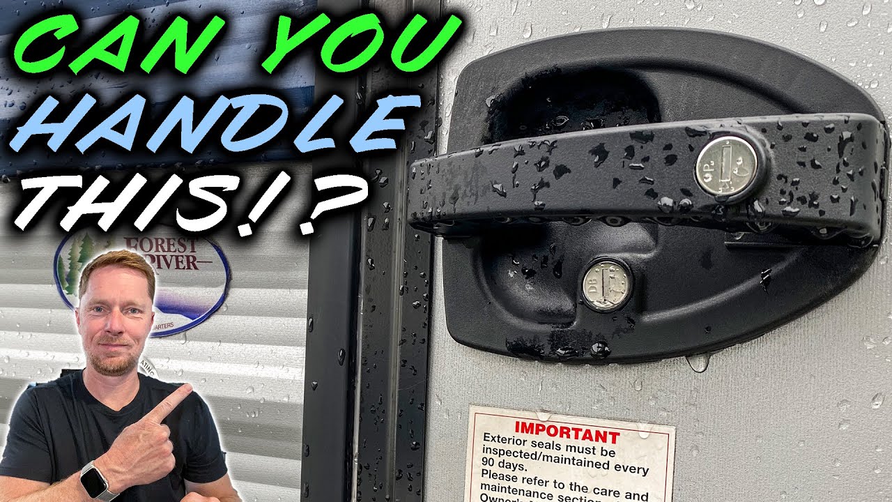 Rv Door Handle Upgrade (So much BETTER!)