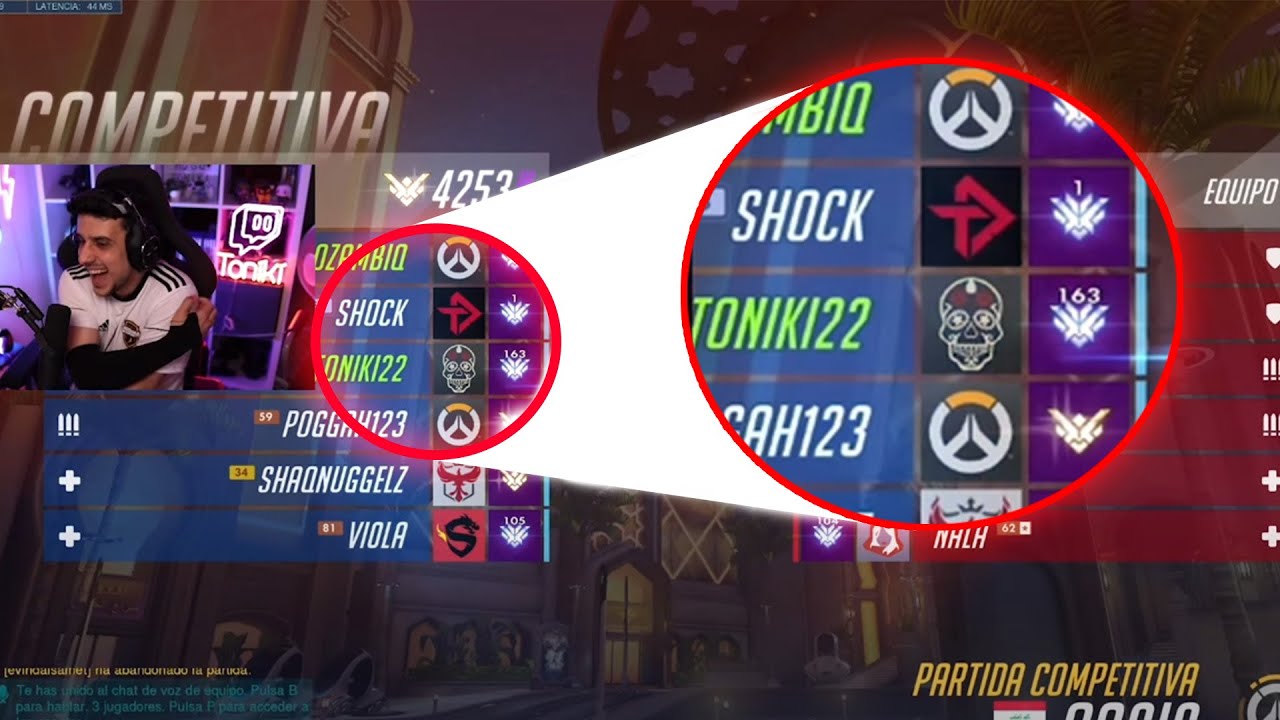 JUGANDO CON EL TOP 1 TANK DE EUROPA (SHOCK) | Toniki Overwatch