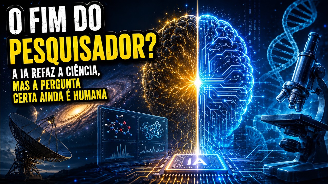 O FIM DO PESQUISADOR? A INTELIG&Ecirc;NCIA ARTIFICIAL REFAZ A CI&Ecirc;NCIA, MAS A PERGUNTA CERTA AINDA &Eacute; HUMANA