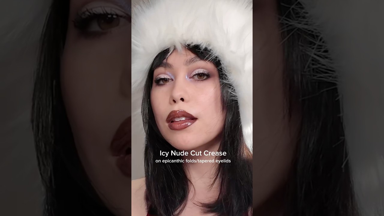 Cut crease on tapered eyelids/epicanthic folds 