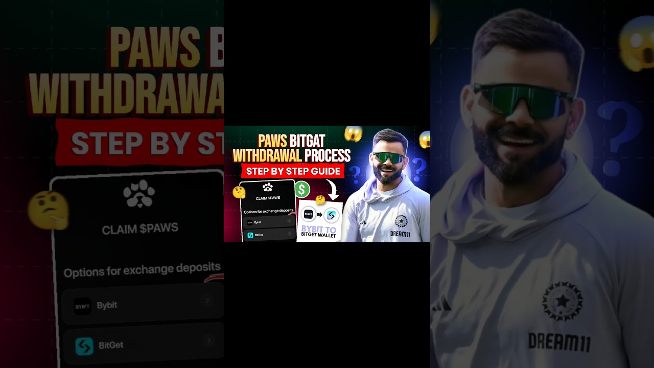 Paws Withdrawal Kaise Kare || Paws Claim Process || Paws Bybit Withdrawal || Paws Bitget Withdrawal
