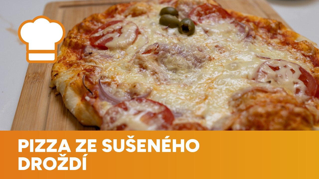 Pizza ze sušeného droždí je tenká, křupavá a rychle hotová