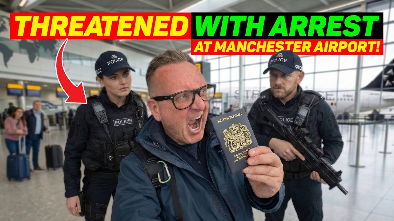 THREATENED with ARREST for being a YouTuber at Manchester Airport!