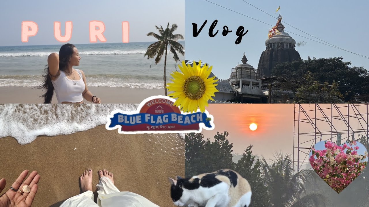 A sudden trip to PURI with friends 🌊⛱️☀️🌴| Jagannath Dam | Blue flag beach 