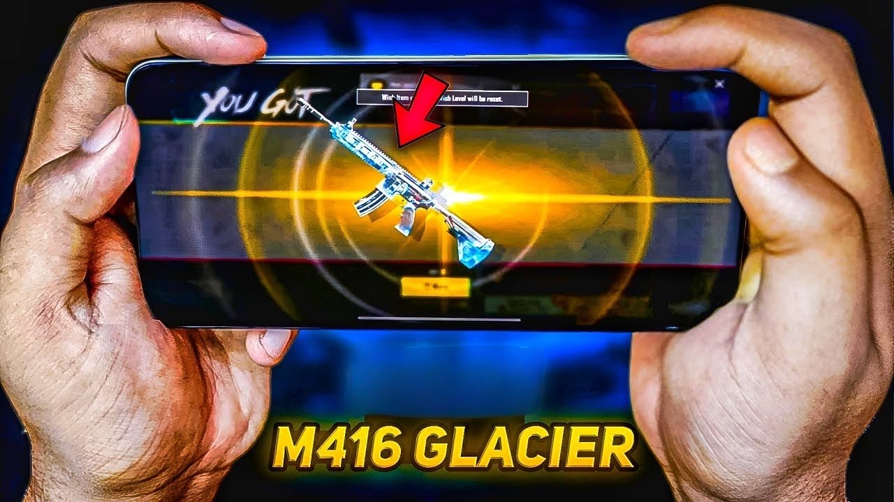FINALLY I GOT M416 GLACIER FOR FREE 🥶🔥 M416 GLACIER IN CLASSIC CRATE BGMI | M416 GLACIER