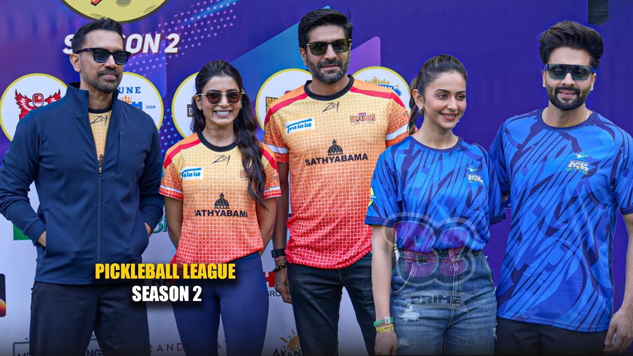 Star Power Alert 🚨 Rakul Preet Singh & Jackky Bhagnani At Pickleball League Season 2