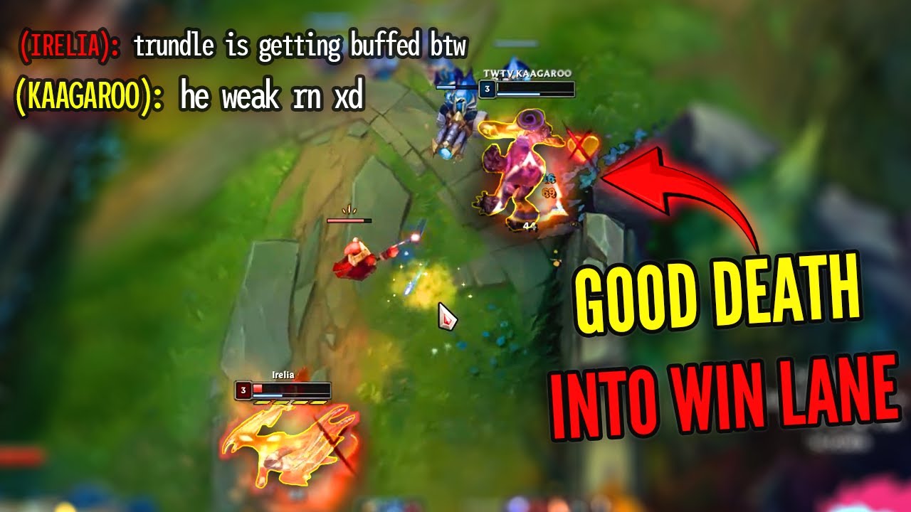 GOOD DEATH INTO WIN LANE! (Season 16) - Trundle vs. Irelia