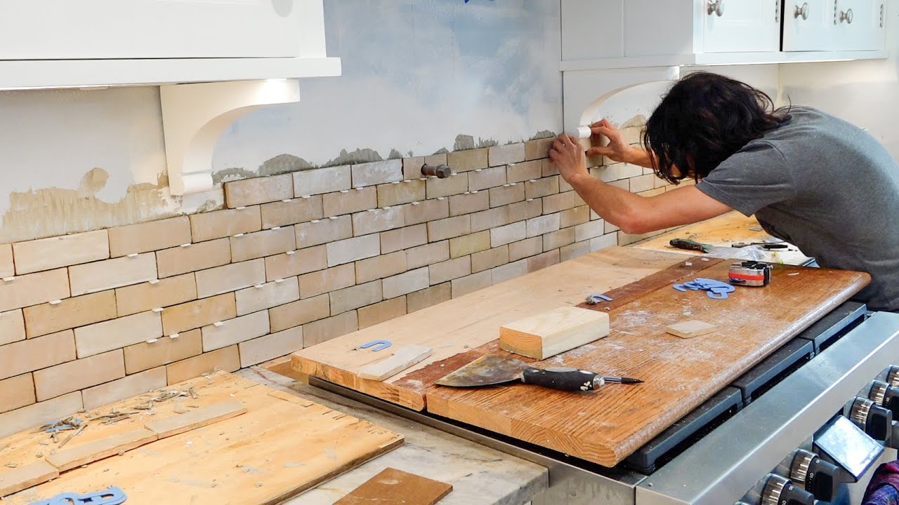 Bejmat Zellige Tile Backsplash | Home Renovation & Addition Part 93
