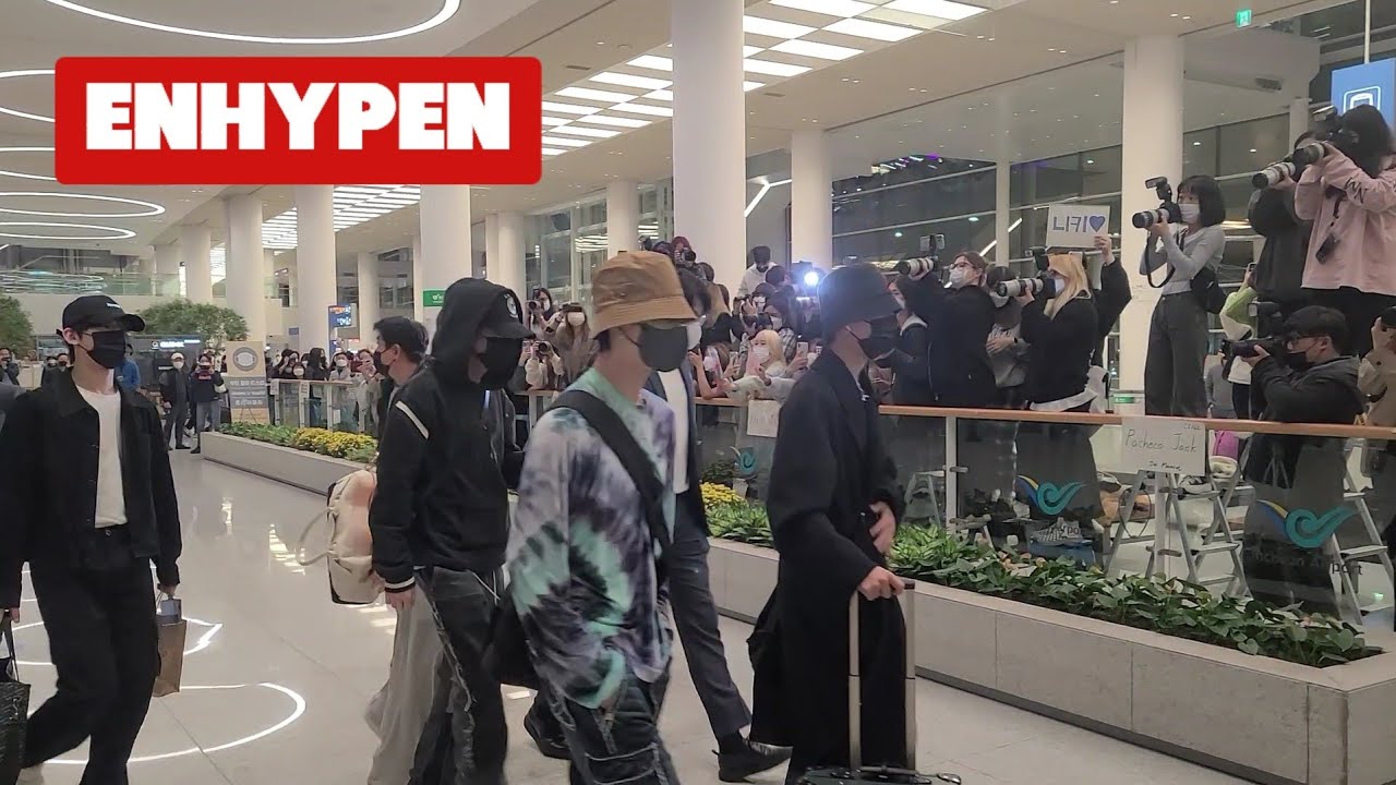 ENHYPEN(엔하이픈) Arrivals after US Tour