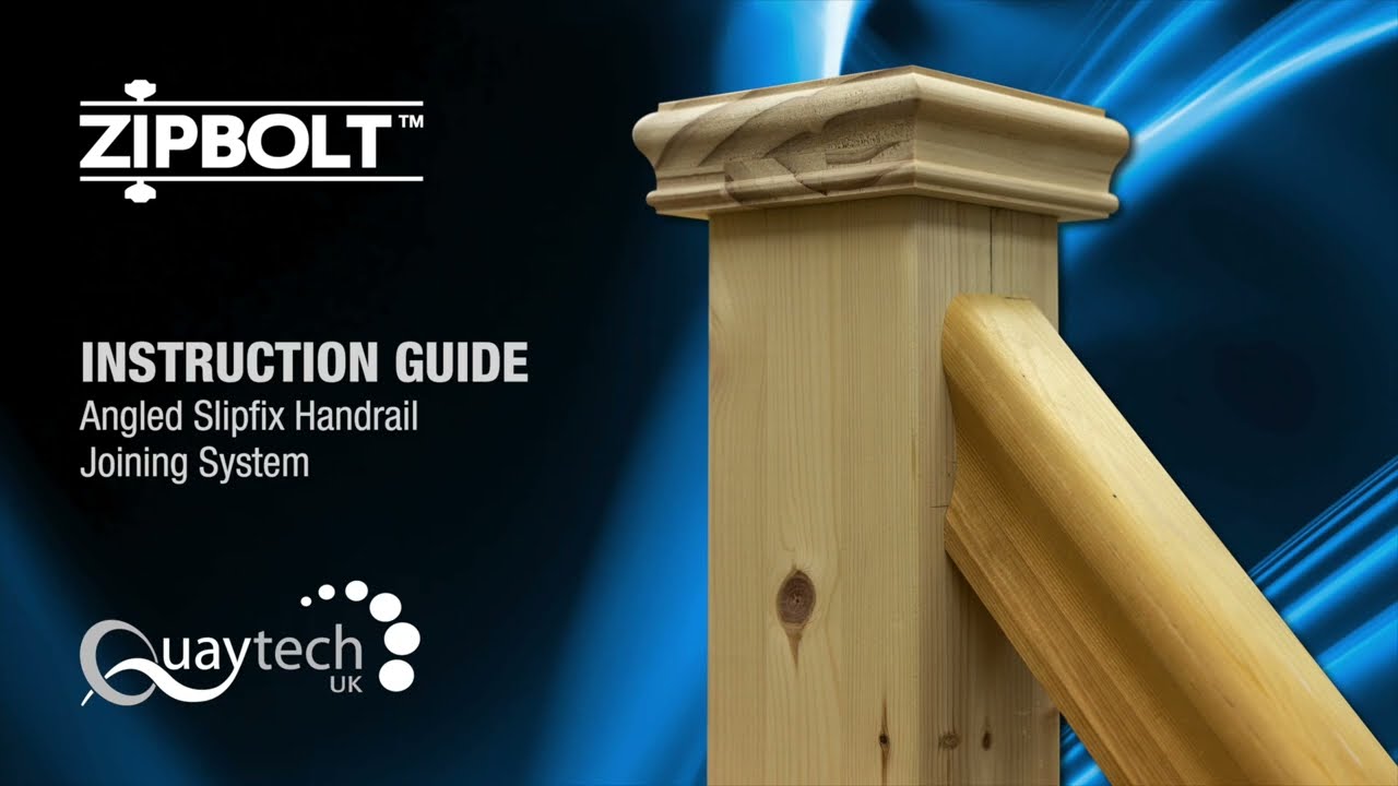 ZIPBOLT: Angled Slipfix Handrail Joining System HOW TO VIDEO