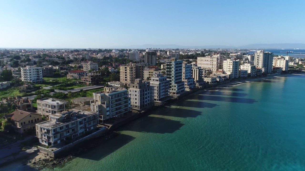 Absolutely NOTHING interesting to see on this Varosha, Cyprus ghost town 4k drone footage. Well...