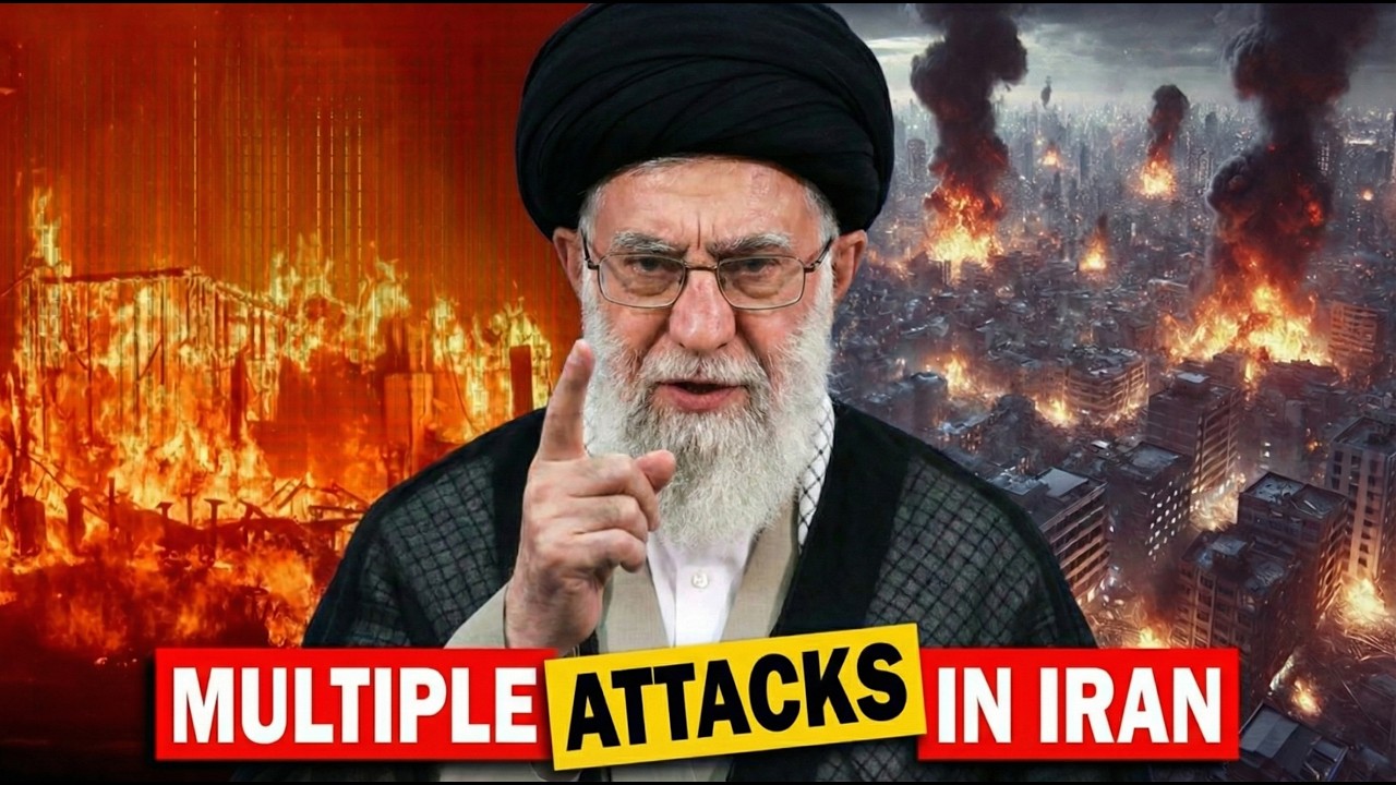Multiple Explosions Across Iran—Surprise Attack HITS Khamenei's Merciless Butchers