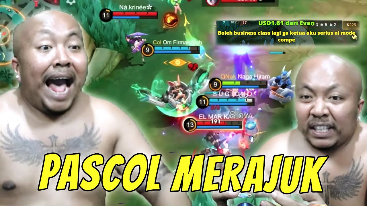 PASCOL SAMPE MERAJUK KARENA DI TROLL !!!