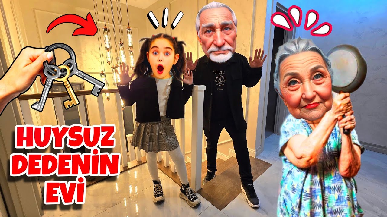 ELİF SİNEM HUYSUZ DEDENİN EVİNE GELDİK ‼️ EYVAH EVDE KİMSE YOK !!