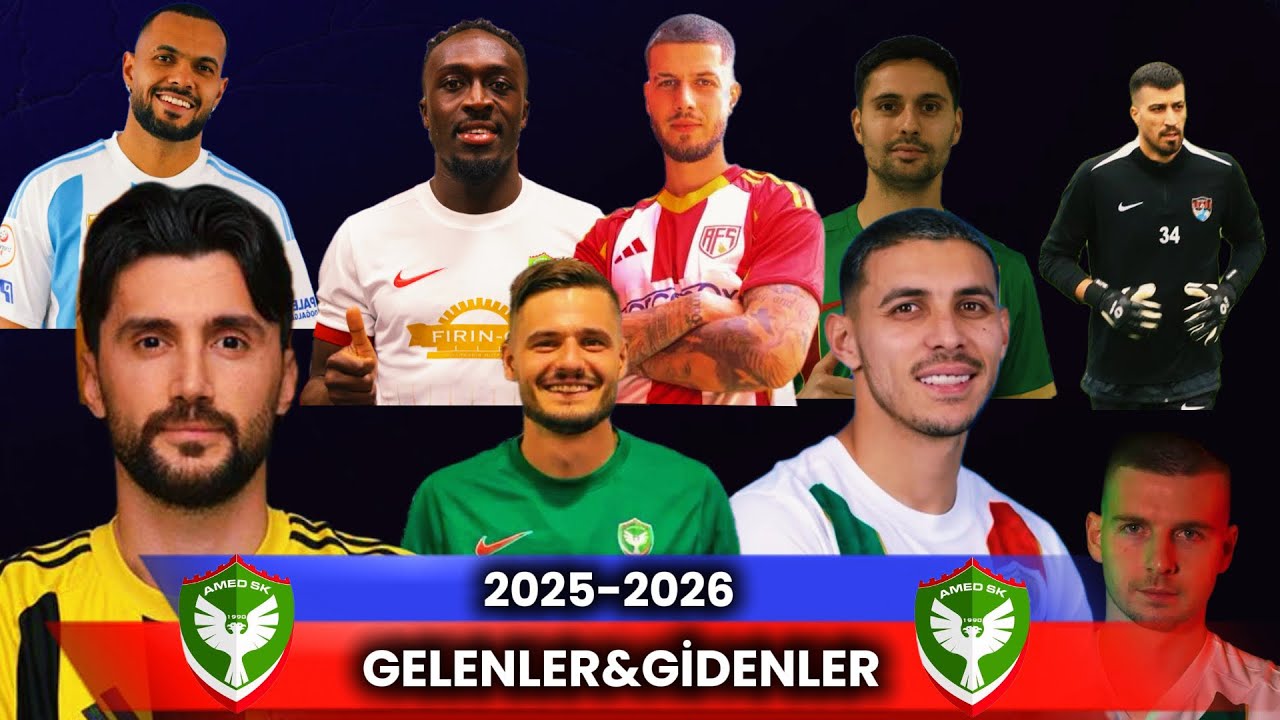 Amedspor 2025-2026 Ara Transfer Dönemi | Gelenler & Gidenler