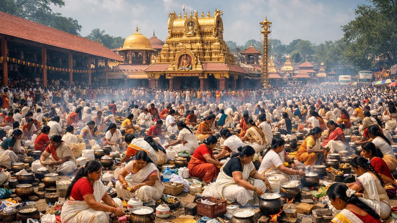 ആറ്റുകാൽ പൊങ്കാല 2026🕉️🪷🙏 #vlog #attukalpongala2026 #trivandrum #attukalamma #shortsfeed 