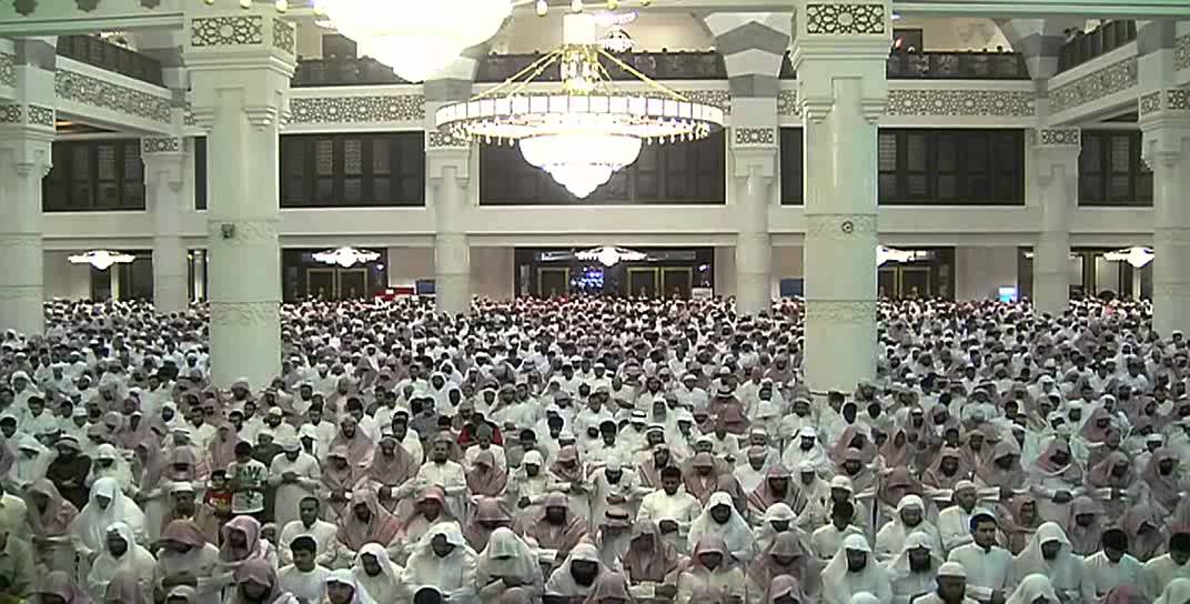 صلاة العشاء والتراويح بجامع عائشة الراجحي بمكة للشيخ محمد المحيسني الليلة السابعة والعشرون 1436هـ