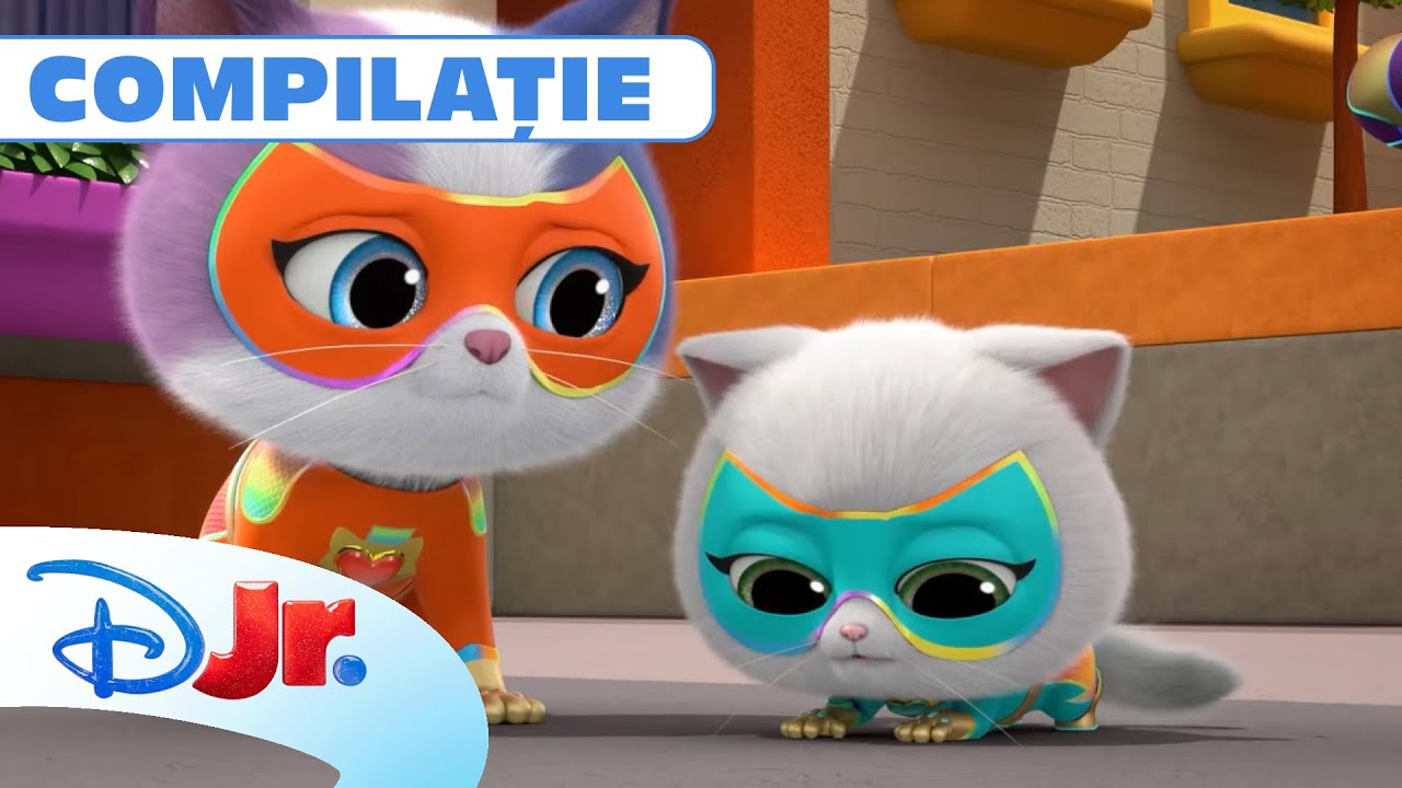 😸 Provocări pentru supereroi! | Super Pisicuțe | Disney Junior România