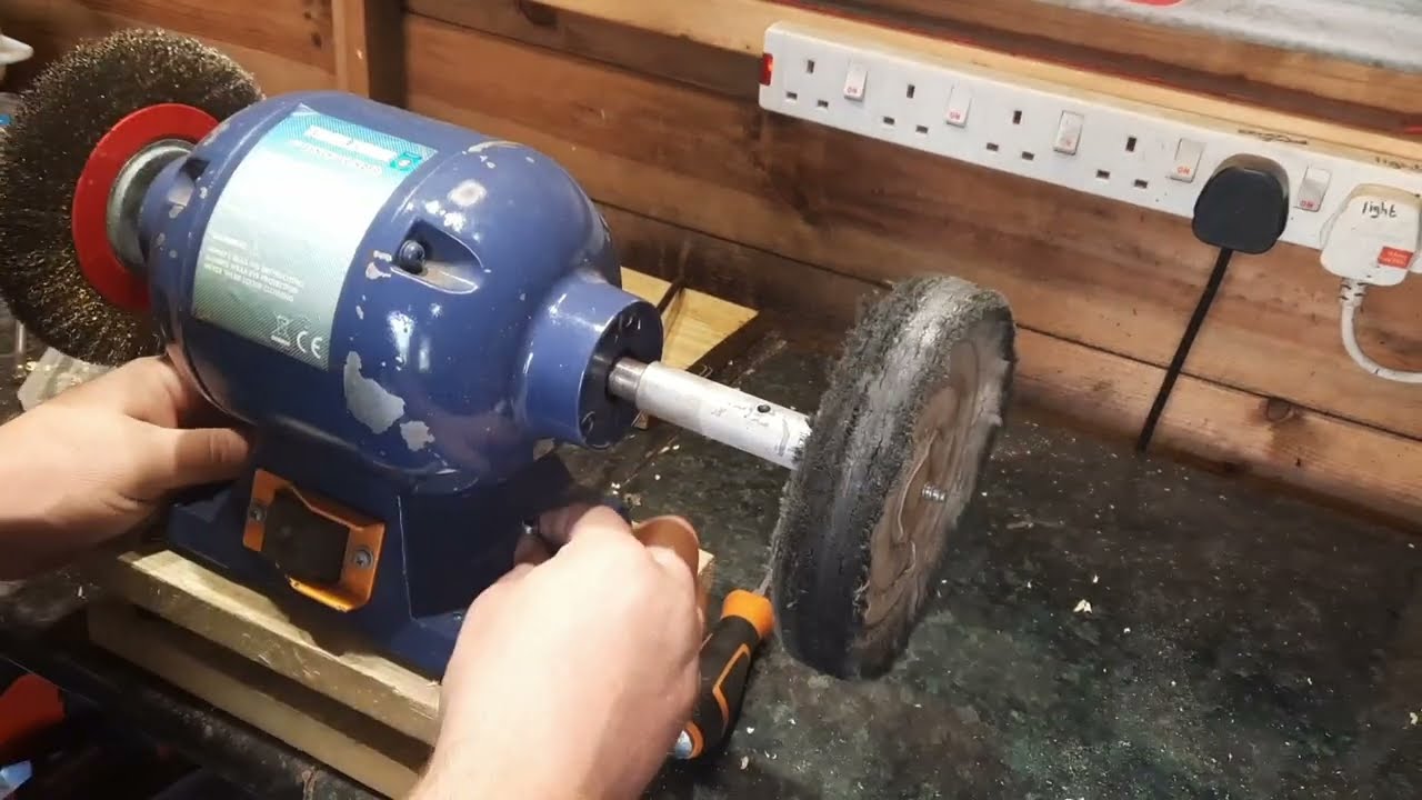 bench grinder / polisher vibration problem fix