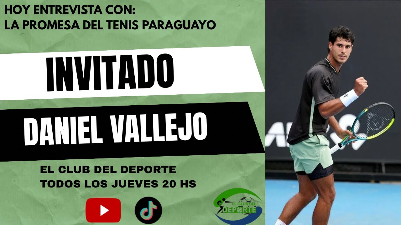 EL CLUB DEL DEPORTE- TENIS EN LA CASA CON LA GRAN PROMESA DANI VALLEJO