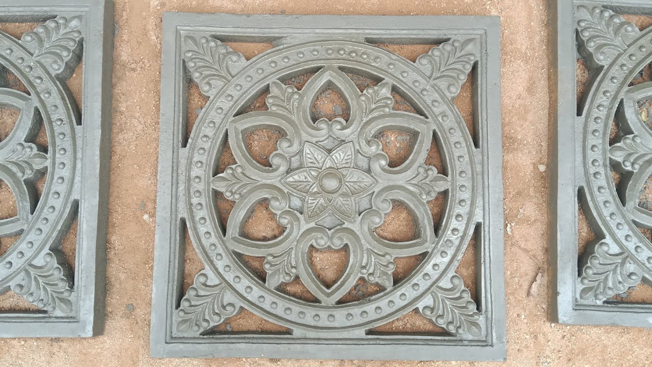 Cement window making by using fiber mould | Cement and fiber