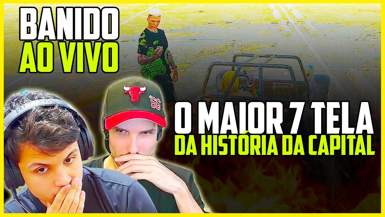 😱 7 TELA FOI BANIDO AO VIVO TELANDO O PAULINHO O LOKO E O BAGUAL NA CAPITAL CITY GTA RP