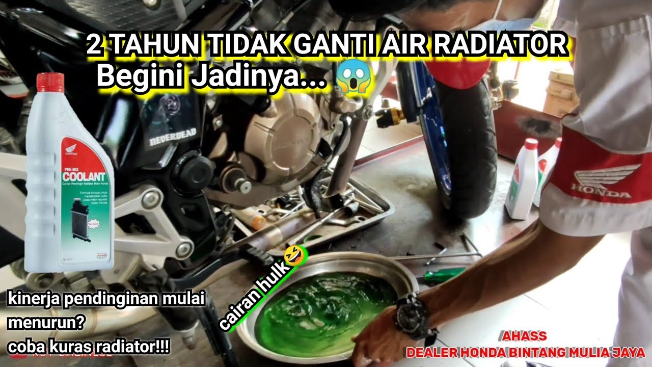 Kuras Radiator cb150r di AHASS #honda bintang motor mulia jaya karyatani