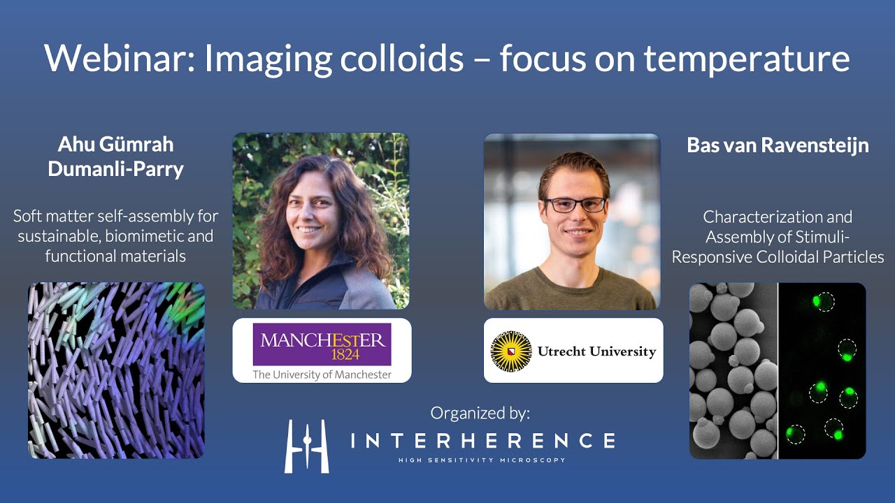 Interherence webinar: Imaging colloids - focus on temperature