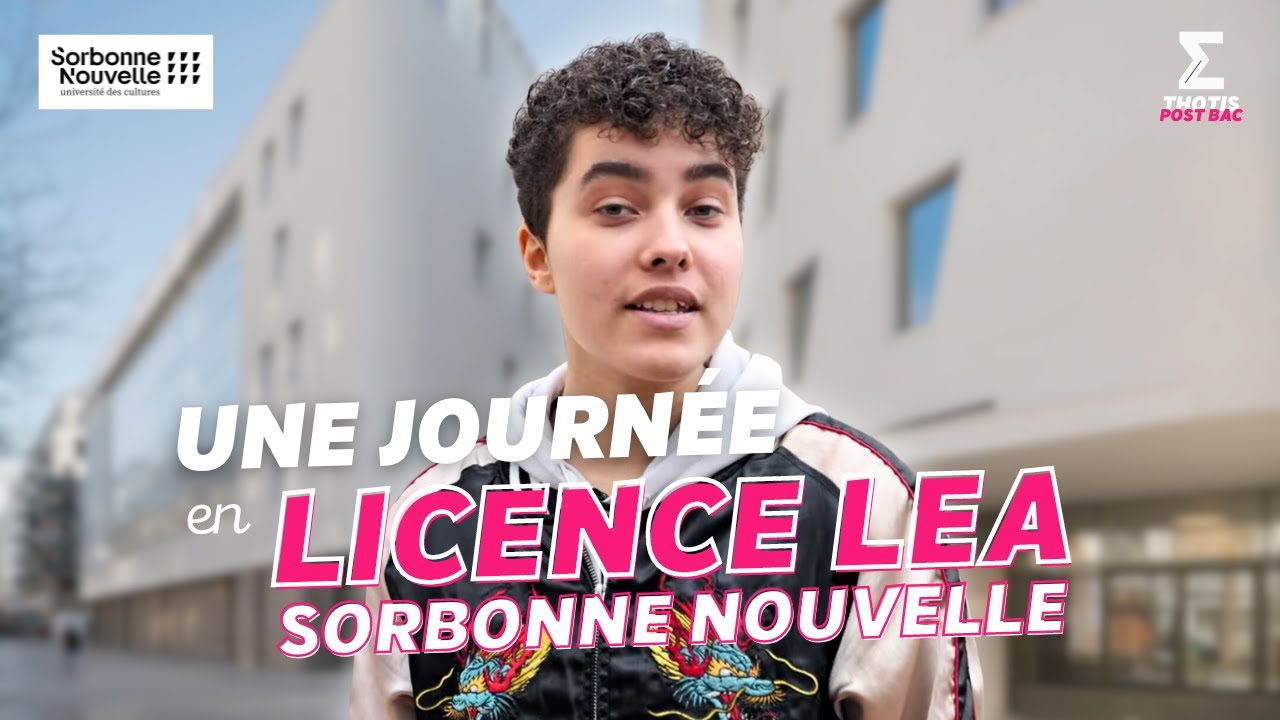 Une journée en Licence LEA (Sorbonne Nouvelle)