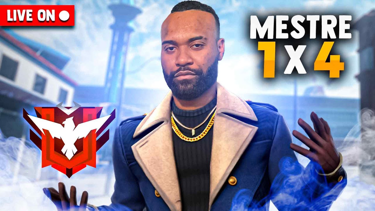 🔴PEGANDO MESTRE RANKED SOLO VS SQUAD🔴FLUXO GORILA AO VIVO🔴FREE FIRE🔴