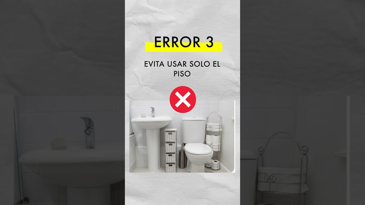 NO hagas esto en tu ba&ntilde;o! 🚫🙅🏻&zwj;♀️ Errores Dise&ntilde;o de Interiores y Decoraci&oacute;n.