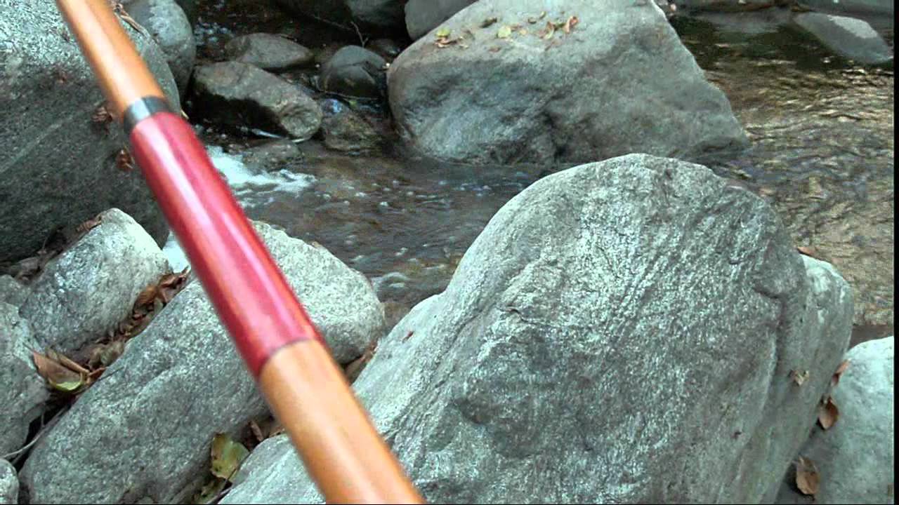 2:Old Japanese Bamboo Tenkara Rod/古竹和竿で毛鉤釣り