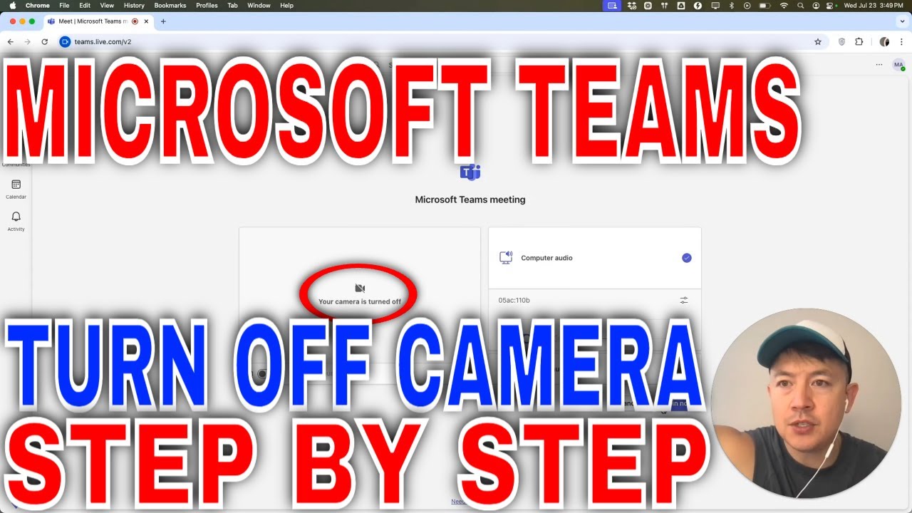 ✅  How To Turn Off Video Camera In Microsoft Teams Meeting🔴