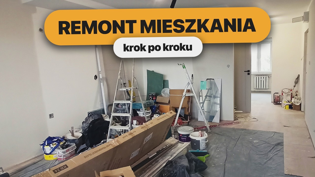 Jak wyremontować CAŁE MIESZKANIE? - efekt PRZED & PO 🔥