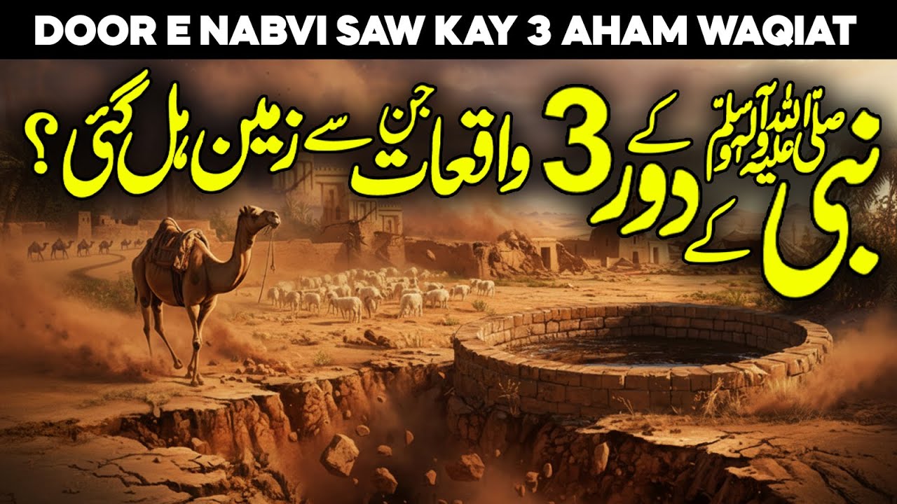 Hazoor Nabi SAW Ke Daur Ke 3 Eham Waqiat | Hazrat Muhammad SAW Ki Zindagi Urdu | Faysal Islamic