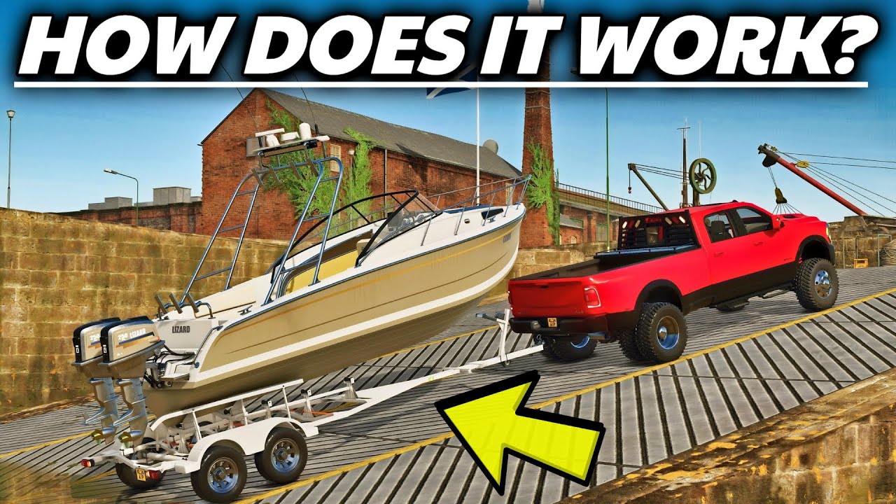 How Does the Boat Trailer Work In Farm Sim 25?