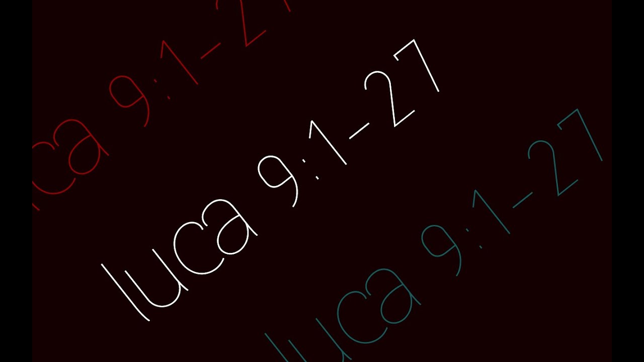 Predica Valentin Ghica: Luca 9:1-27