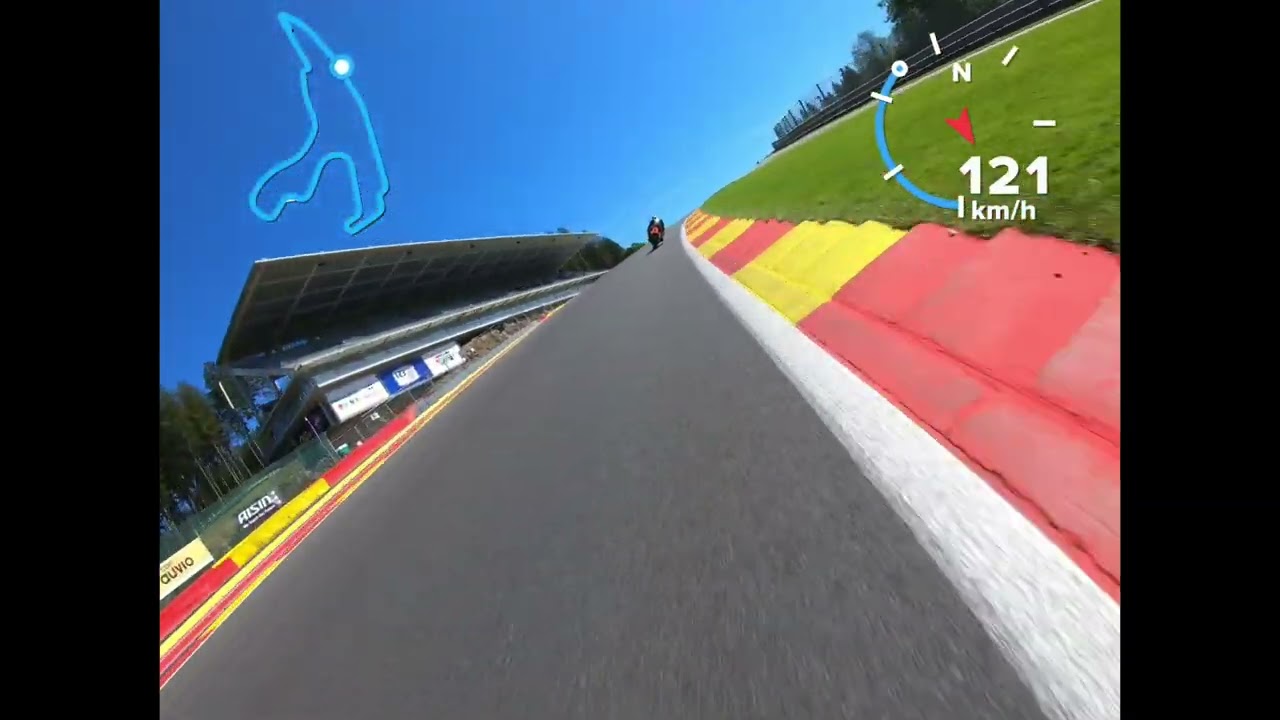 Godier Genoud 1150RR finition de rodage à Spa Francorchamps Bikers Festival 2024