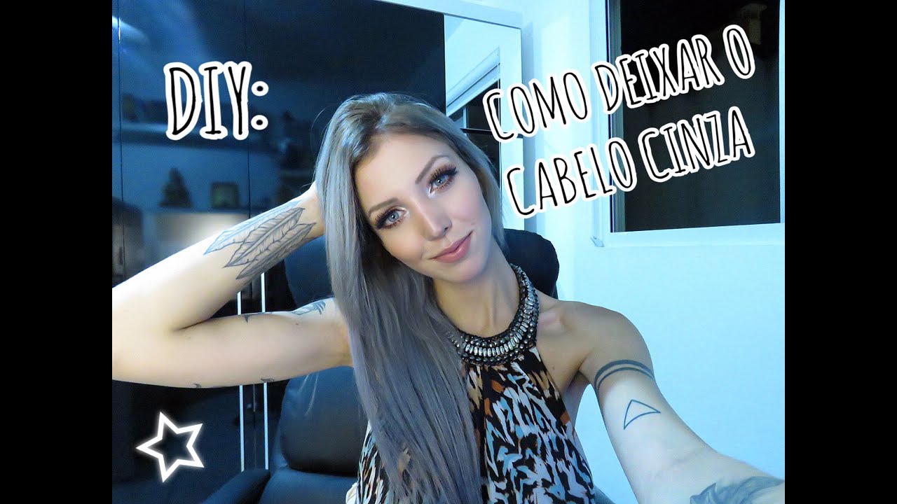 DIY: COMO DEIXAR O CABELO CINZA.